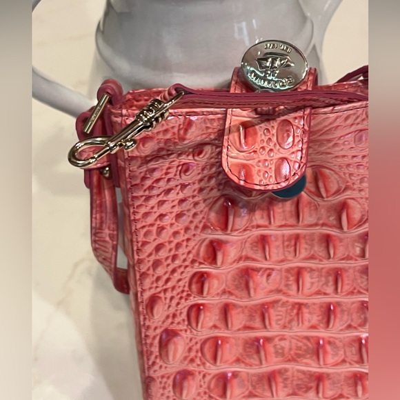 🆕 Brahmin Pink Punch Crossbody Bag and Dust Bag - Picture 11 of 17